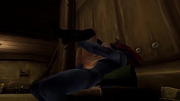 This Chick Is Getting Fucked Hard in the Ass by a Wartroll - Warcraft Porn Parody