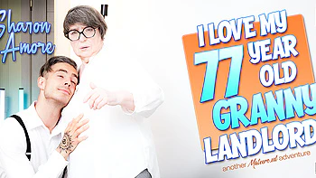 Toyboy Student Gets Caught By His 77 Year Old Anal Loving Granny Landlord Sharon Amore Jerking Off