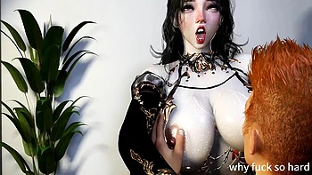 3D BBW Sexy Lingerie Slut Cheating with Big Cock