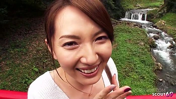 Skinny Asian Mature Wife talk to Cheating Suck and Swallow by Stranger in Uncensored JAV POV Porn