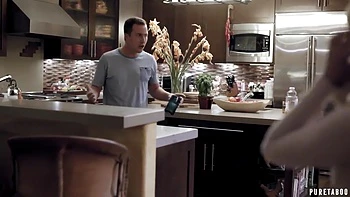 The Babysitter Is Fingering Herself On The Sofa Solo - Jessy Jones And Jane Wilde