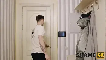 SHAME4K. Alluring stunner is ready to have fun with inexperienced neighbor