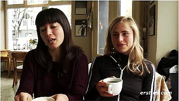 Sexy Mona & Lindsey Enjoy Lesbian Moments Together