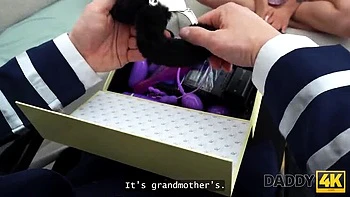 Hot Blonde Cheats On Boyfriend With Old Veteran Daddy - Luna Bbunny Fucked Hard HD