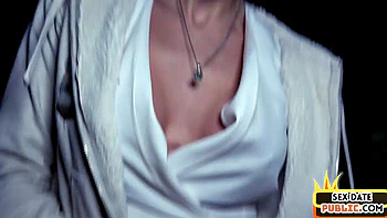 Public amateur POV slut