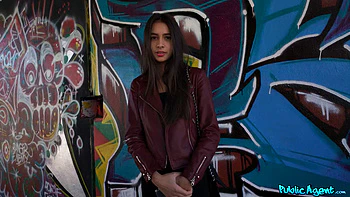 Hot Brunette Bounces on Huge Cock