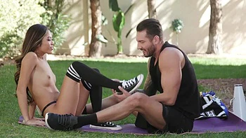 Teen ft. Tia Cyrus: Blowjob, Doggy  Cowgirl Porn