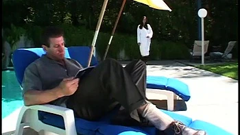 She gets her ass plowed with his big cock