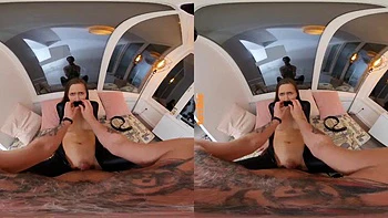 Vr brunette: Blowjob, Doggy  Cowgirl Porn