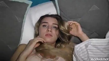 Night creep friends sister: Blowjob, Amateur  Blonde Porn