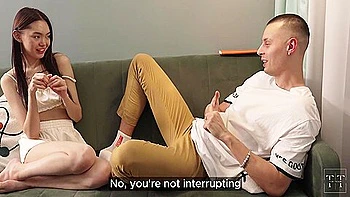 This Asian Bitch Spread Her Legs For A Rent Discount