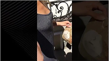 Walking And Flashing In The Streets - Sexy Girlfriend - Leo Lulu