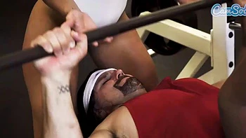 Camsoda - Hardcore MFF cock sucking trio with dirty doll