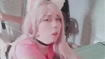 Pet The Catgirl and fed her with Cum
