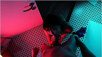 Horny Japanese Girl Gives You Blowjob And Swallows His Cum In The Bathroom Of