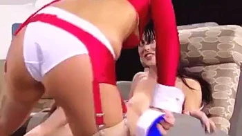 Stewardess Training ft. Penny Flame: Licking, Blonde  Brunette Porn