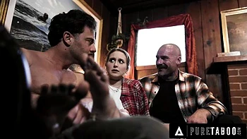 PURE TABOO Pervert Mature Weirdos Trick Naive Neighbor Laney Grey To Take Her Virginity