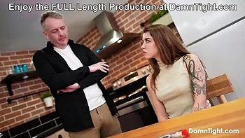 Eden Ivy Anal Sex with StepDaddy Julian August - Big Cock Blowjob & Cowgirl Riding