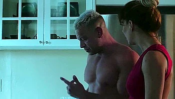 Cherie Devilles Steamy Kitchen Encounter With Blonde Milf