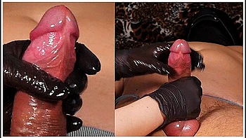 Gloves Mistress Gives Extreme Post Orgasm Torture On Tied Slave At The Head Of The Cock After He Cum