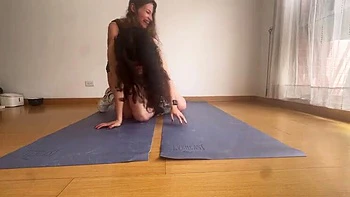 Scarlettandc Two Latina Teens Lesbian Wrestle in Sneakers & Lingerie - Big Ass Amateur Fight