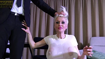 Tanya Virago, the busty blonde milf, gets her ass pounded hard in a rough session.