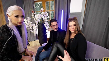 Hot czech threesome with Charlie Dean and stunning babes