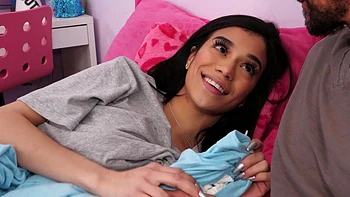 The couple, including the stunning Savannah Sixx, gets intimate in a steamy doggy style session.