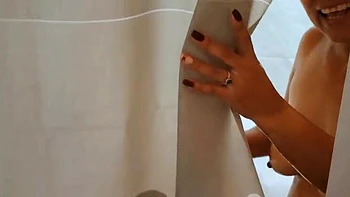 AdamAndEve & Lupo Outdoor Nudist Sex - Big Natural Tits & Happy Ending Cumshot