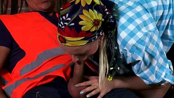 Tattooed Blonde Mia Bitch Gets Anal Fuck on Farm - German Reality HD