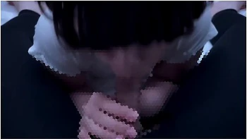 Kawaii Girl - She Makes Obscene Noises And Aggressively Blowjobs And Gokkun