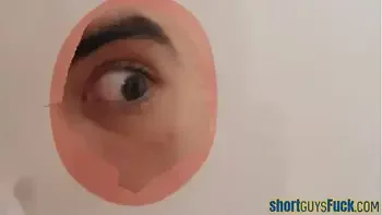 Booty babe rides and sucks lil guy before assfuck