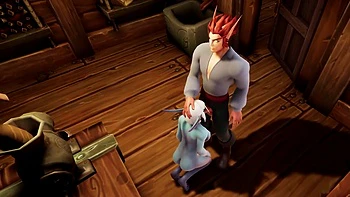 Elf Fucks Night Elf with a Blindfold in the Kitchen - Warcraft Porn Parody