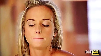 Cumshot All Over Tummy Culminates Sex Of Old Lover And Teen 18+