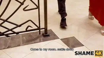 SHAME4K. Seductive older woman lures handsome stud into having rough sex