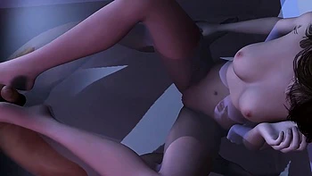 Getting a footjob in the Bath POV : 3D Porn