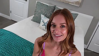 Sweet Ginger Babe Jessie Rae Takes Keiran Lee's Throatshot