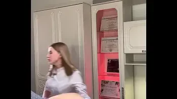 The beauty came for a deep bikini waxing, most likely she is getting ready for hot sex