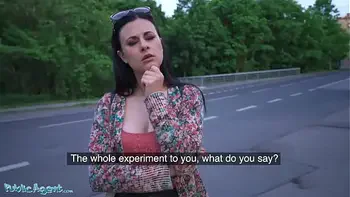 Public Agent Billie Star Takes Part in University Sexperiment