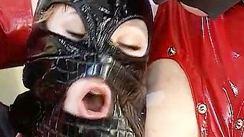 German Whores Masked In Leather Anally Destroyed In Bdsm Threesome