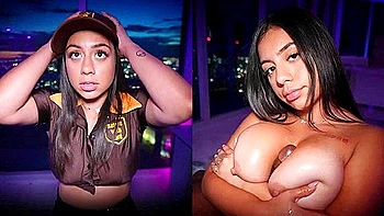 Fucked The Pizza Delivery Girl