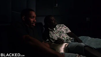 BLACKED Shy model Anya gets DPed by two huge BBCs