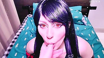 Tifa Lockharts Big Oiled Booty Rides Fat Cock, Enjoys Rough Anal And Gets Cumshot On Feet