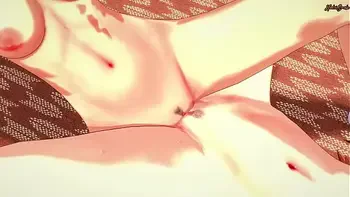 Nezuko and Kanao lick pussy and trib until they orgasm together - Demon Slayer Hentai.