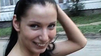 Wild anal slut owned in the forest