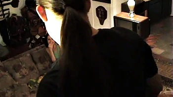 Dirty stepsister takes her stepbro's cock in her pussy