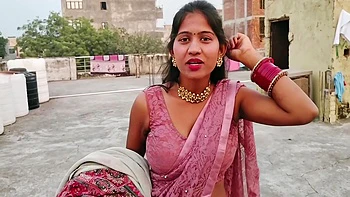 Indian Coupleshares Bed With Stepmom While His Stepsister Hides