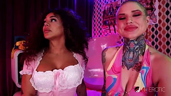 Award Winning Tran Superstar Eva Maxim Fucks Titi Ramone To A Huge Climax