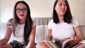 Nerdy Asian Stepsisters Prove Theyre Not Virgins - Alex Adams And Uwu Tofu