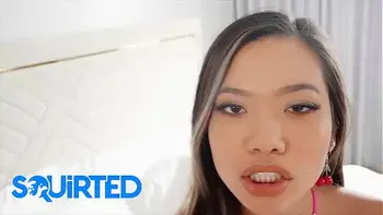 Petite Cute Chick (Vina Sky) Knows How To Enjoy A Big White Dick And Have Multiple Orgasms - Squirted